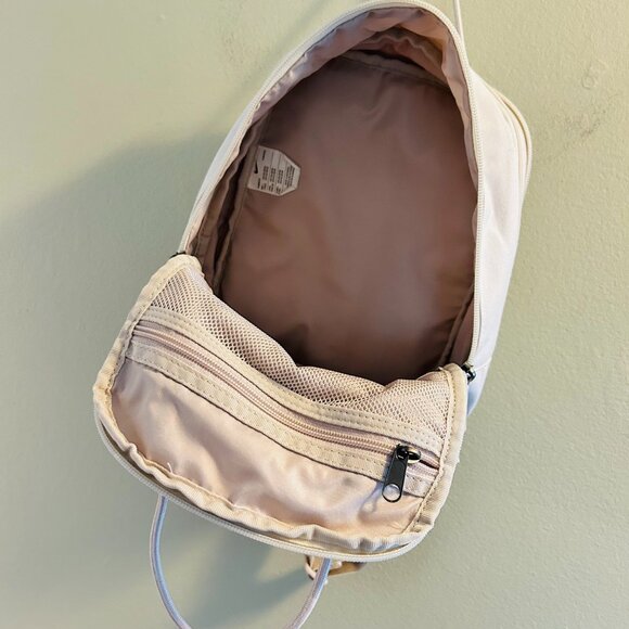 Nike Tanjun Mini Backpack Natural Sporty Athleisure Neutral Small Bag Athletic - Picture 8 of 9